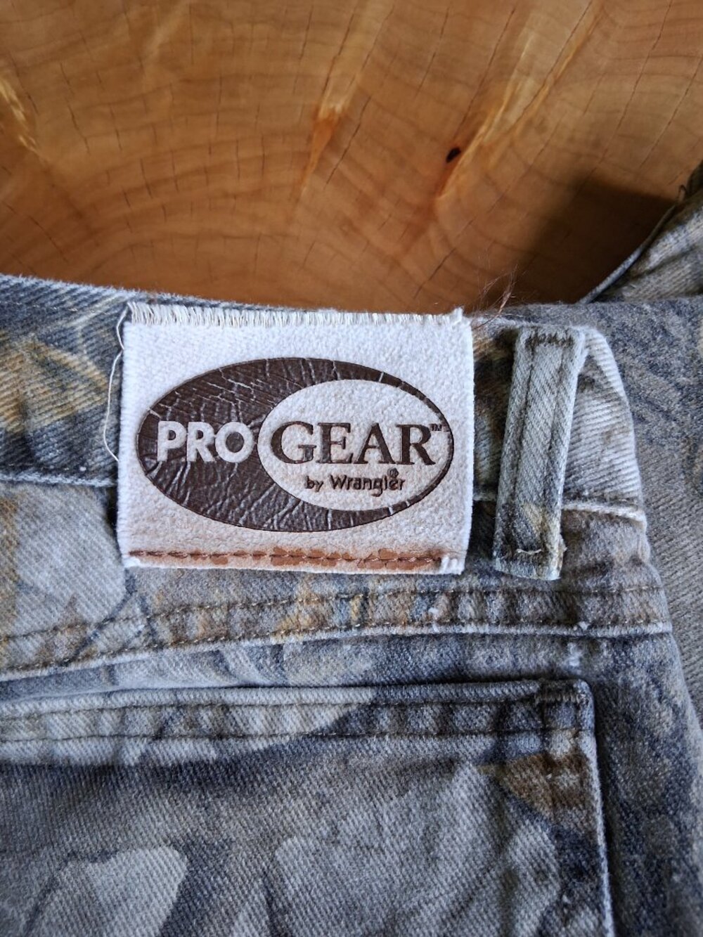 Men's Wrangler Pro Gear Camo Brush Guard Hunting Pants 36X30 Realtree Hardwoods - Picture 8 of 14